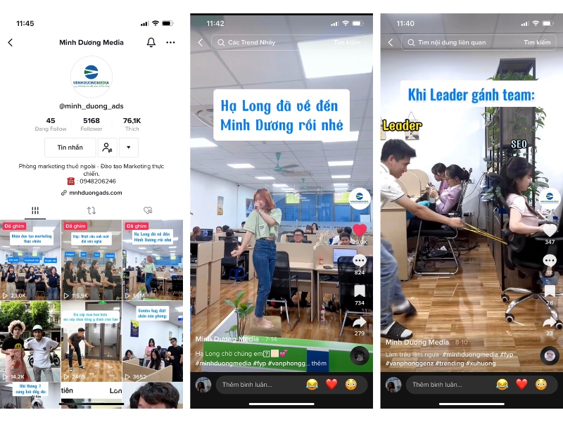 Minh Dương xây dựng kịch bản video triệu views