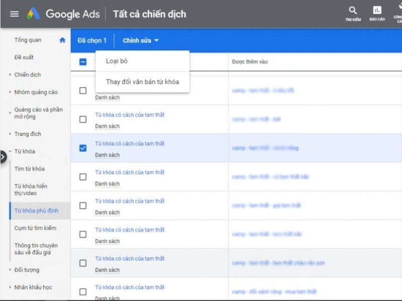 từ khóa phủ định trong google adwords - ảnh 6