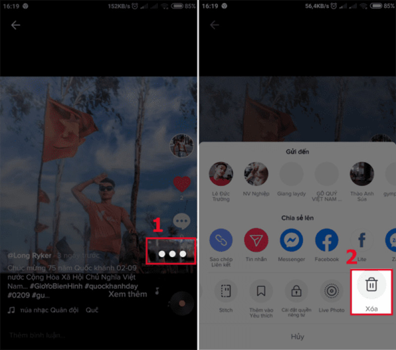xóa video tiktok - ảnh 2 xóa video tiktok - ảnh 2