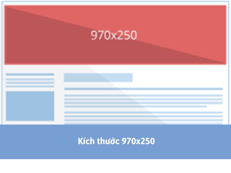 Kích thước ảnh quảng cáo google - Bảng thông cáo 970x250