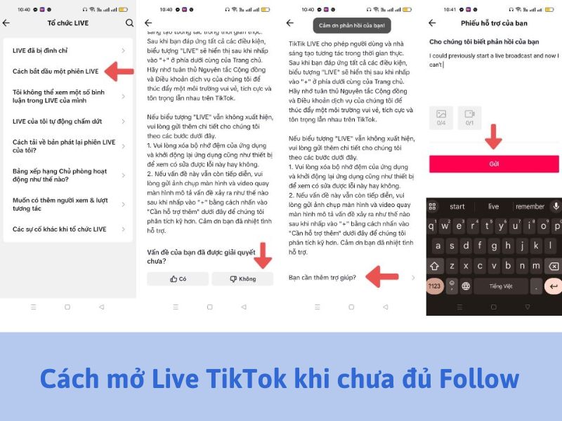 Cách mở live Tiktok với 6 bước